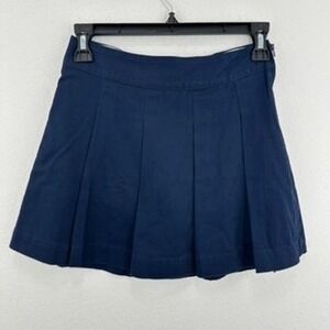 Crewcuts Girls Navy Blue Pleated Mini Skort Casual‎ School Uniform Size 10 NWT